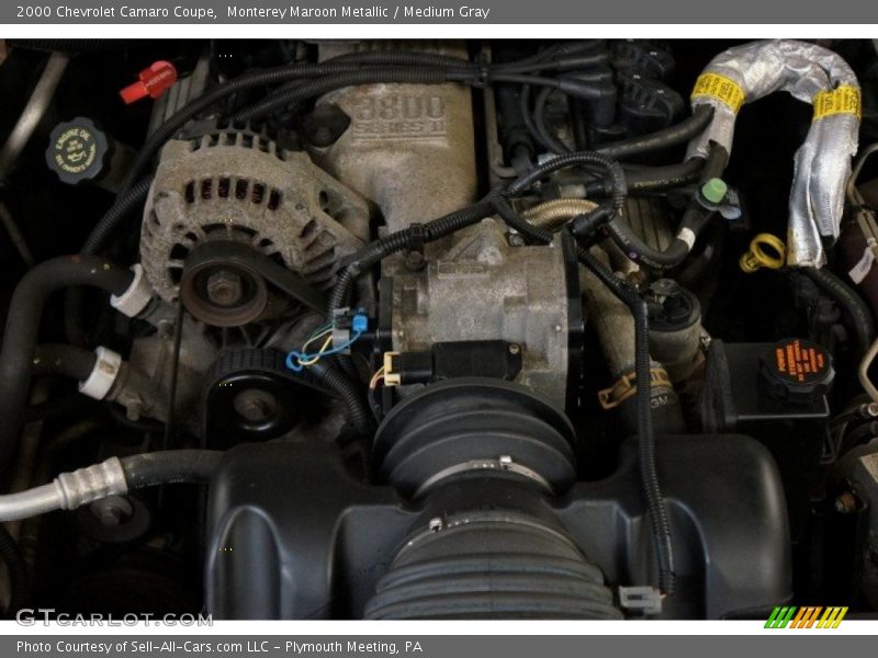 Monterey Maroon Metallic / Medium Gray 2000 Chevrolet Camaro Coupe