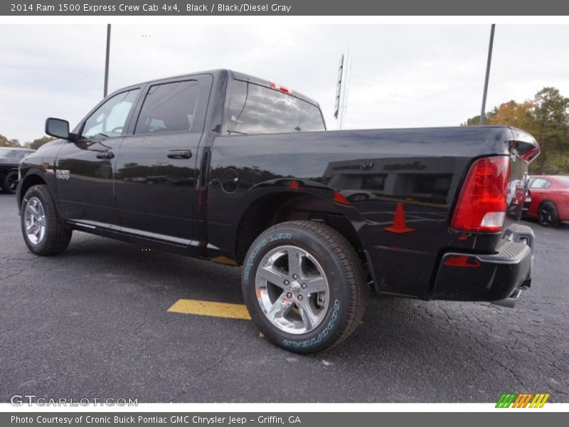Black / Black/Diesel Gray 2014 Ram 1500 Express Crew Cab 4x4