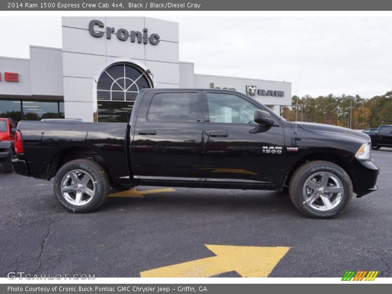 Black / Black/Diesel Gray 2014 Ram 1500 Express Crew Cab 4x4