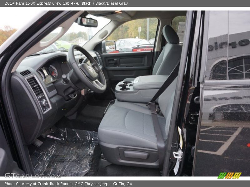 Black / Black/Diesel Gray 2014 Ram 1500 Express Crew Cab 4x4