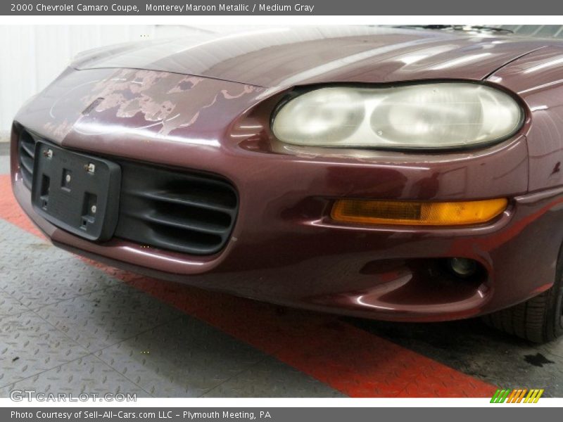 Monterey Maroon Metallic / Medium Gray 2000 Chevrolet Camaro Coupe