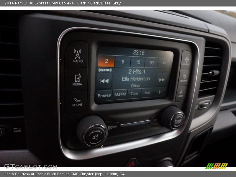 Black / Black/Diesel Gray 2014 Ram 1500 Express Crew Cab 4x4