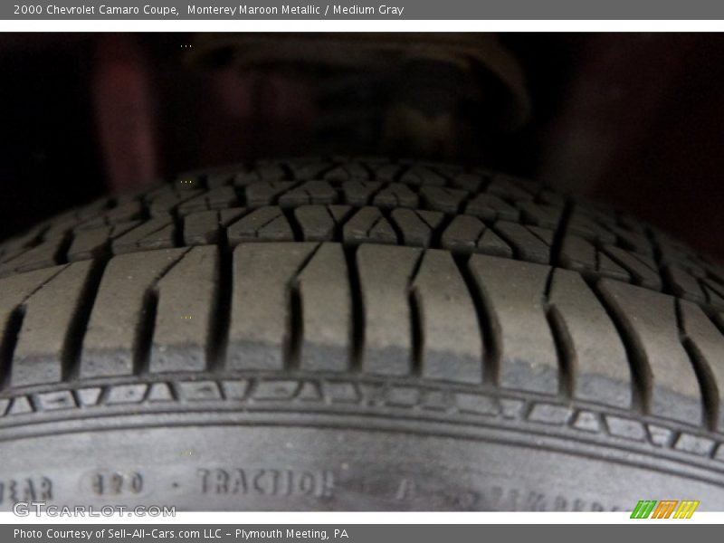 Monterey Maroon Metallic / Medium Gray 2000 Chevrolet Camaro Coupe