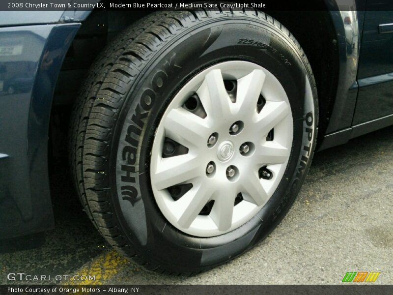 Modern Blue Pearlcoat / Medium Slate Gray/Light Shale 2008 Chrysler Town & Country LX