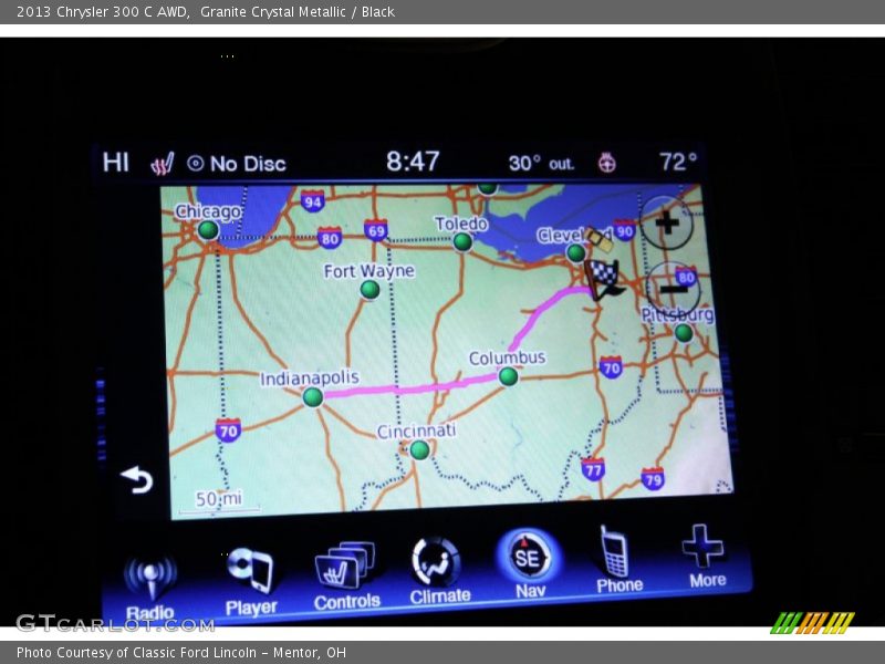 Granite Crystal Metallic / Black 2013 Chrysler 300 C AWD