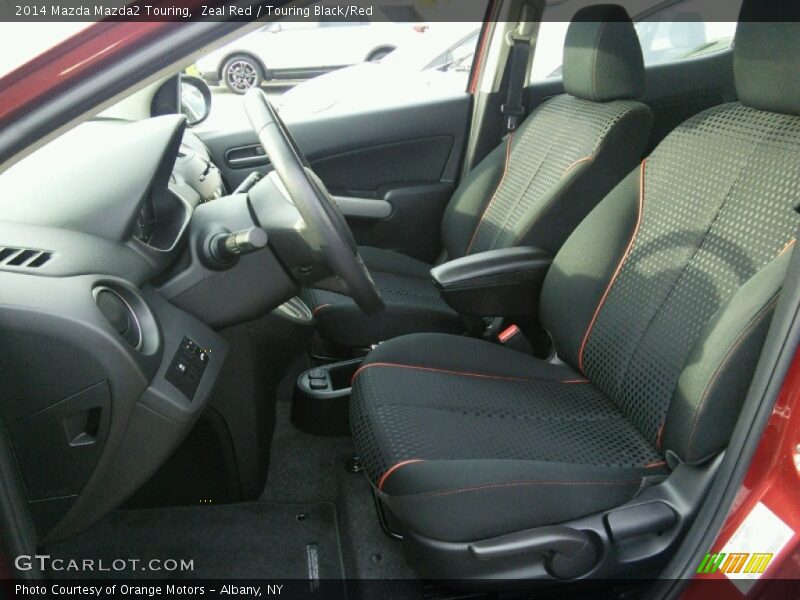 Front Seat of 2014 Mazda2 Touring