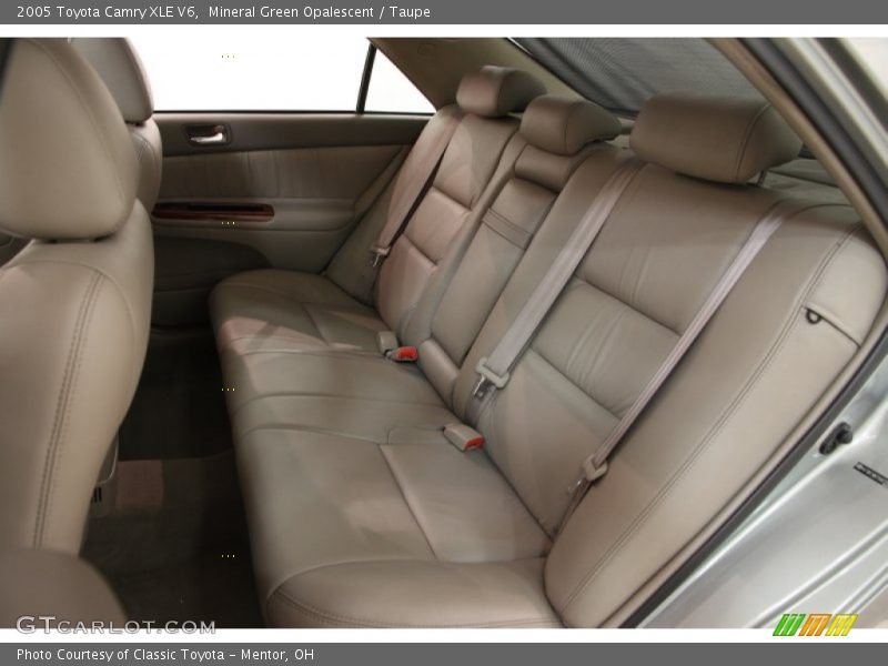 Mineral Green Opalescent / Taupe 2005 Toyota Camry XLE V6
