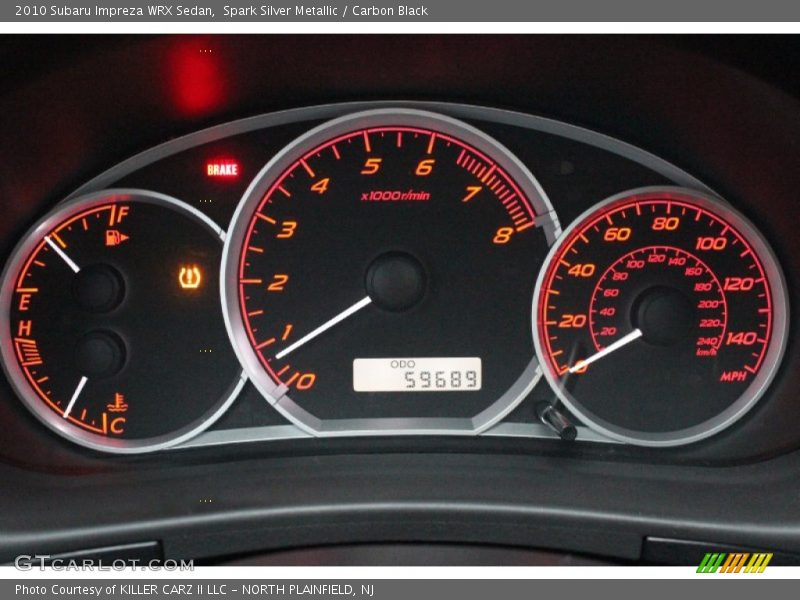 Spark Silver Metallic / Carbon Black 2010 Subaru Impreza WRX Sedan