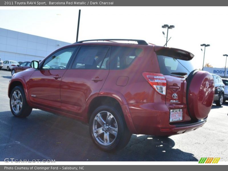 Barcelona Red Metallic / Dark Charcoal 2011 Toyota RAV4 Sport