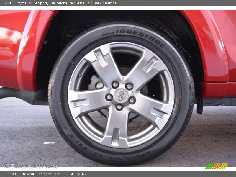 Barcelona Red Metallic / Dark Charcoal 2011 Toyota RAV4 Sport