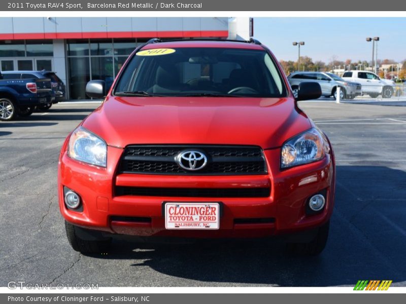 Barcelona Red Metallic / Dark Charcoal 2011 Toyota RAV4 Sport