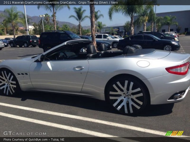 Grigio Touring (Silver) / Nero 2011 Maserati GranTurismo Convertible GranCabrio