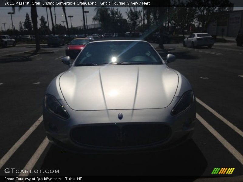 Grigio Touring (Silver) / Nero 2011 Maserati GranTurismo Convertible GranCabrio