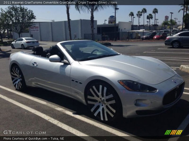 Grigio Touring (Silver) / Nero 2011 Maserati GranTurismo Convertible GranCabrio