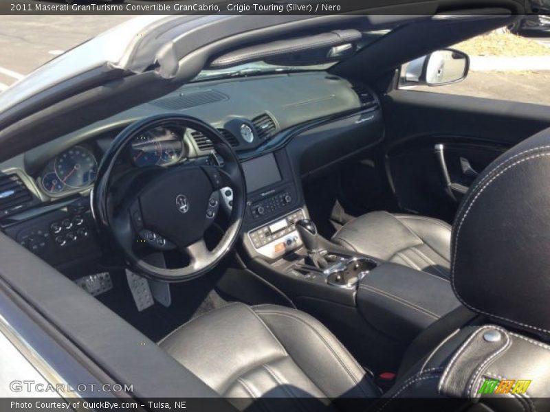 Grigio Touring (Silver) / Nero 2011 Maserati GranTurismo Convertible GranCabrio