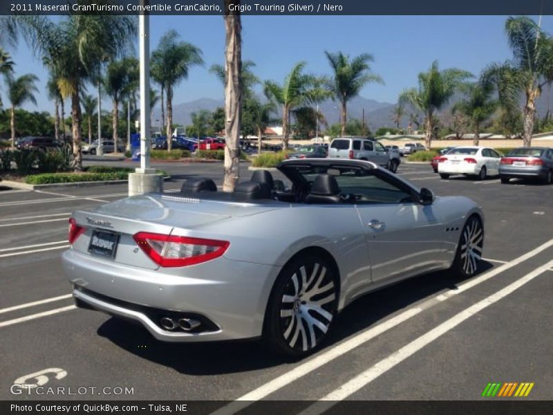 Grigio Touring (Silver) / Nero 2011 Maserati GranTurismo Convertible GranCabrio