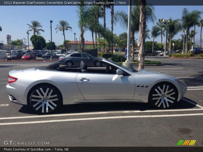 Grigio Touring (Silver) / Nero 2011 Maserati GranTurismo Convertible GranCabrio
