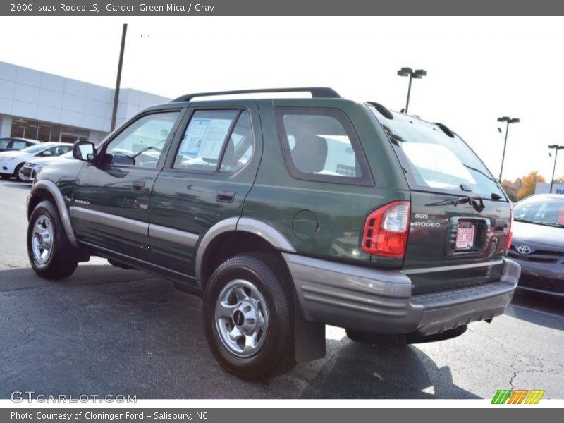 Garden Green Mica / Gray 2000 Isuzu Rodeo LS