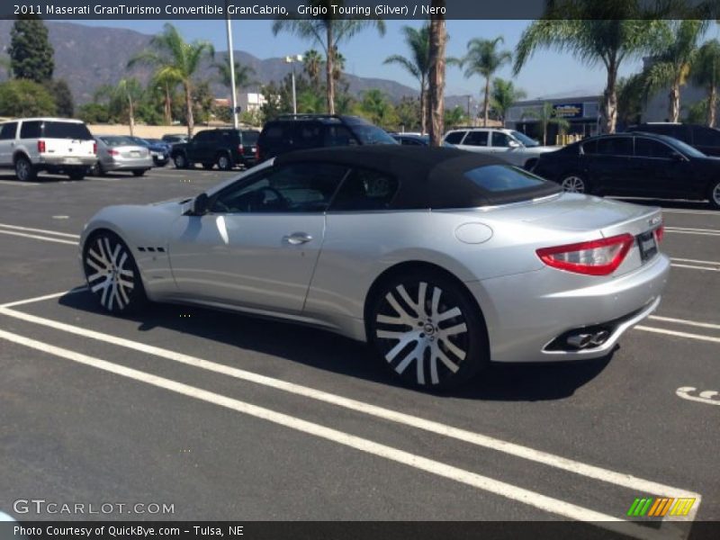Grigio Touring (Silver) / Nero 2011 Maserati GranTurismo Convertible GranCabrio