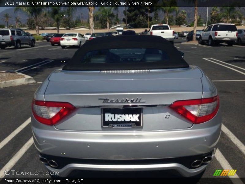 Grigio Touring (Silver) / Nero 2011 Maserati GranTurismo Convertible GranCabrio