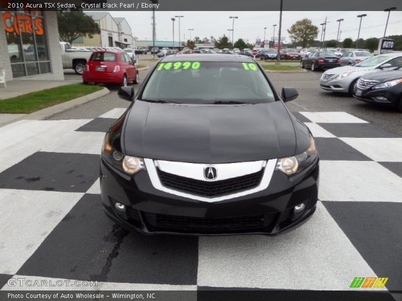 Crystal Black Pearl / Ebony 2010 Acura TSX Sedan