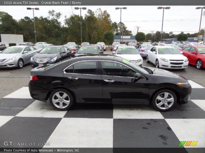 Crystal Black Pearl / Ebony 2010 Acura TSX Sedan