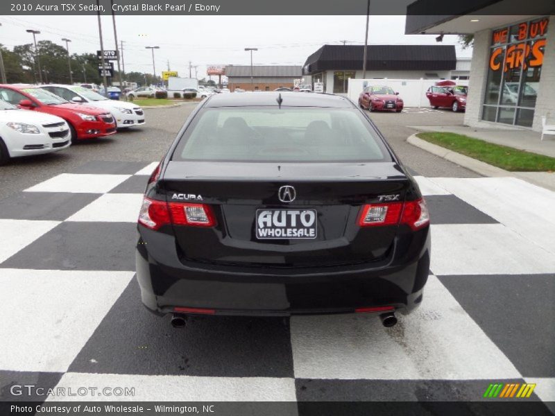 Crystal Black Pearl / Ebony 2010 Acura TSX Sedan