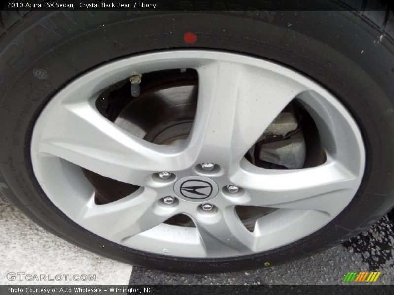 Crystal Black Pearl / Ebony 2010 Acura TSX Sedan