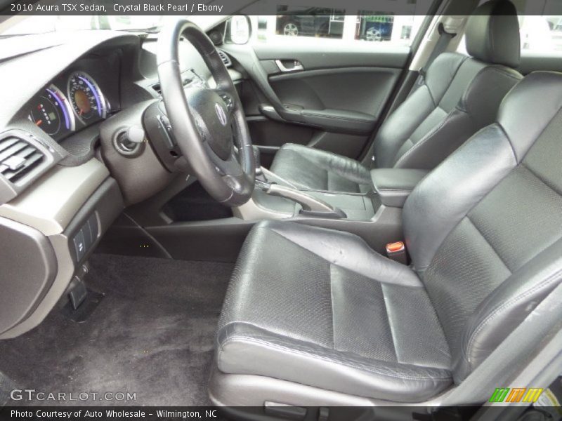 Crystal Black Pearl / Ebony 2010 Acura TSX Sedan