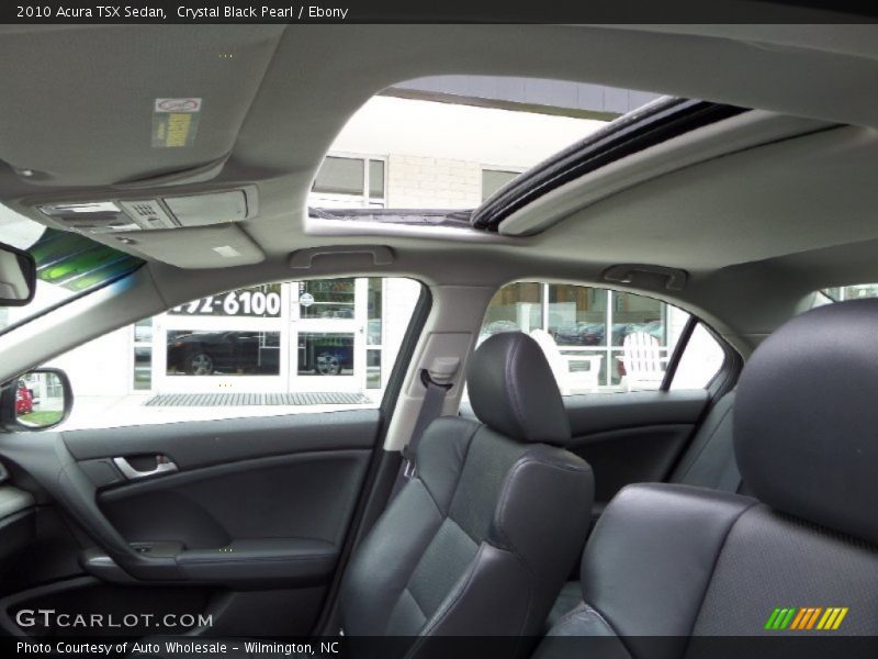 Crystal Black Pearl / Ebony 2010 Acura TSX Sedan