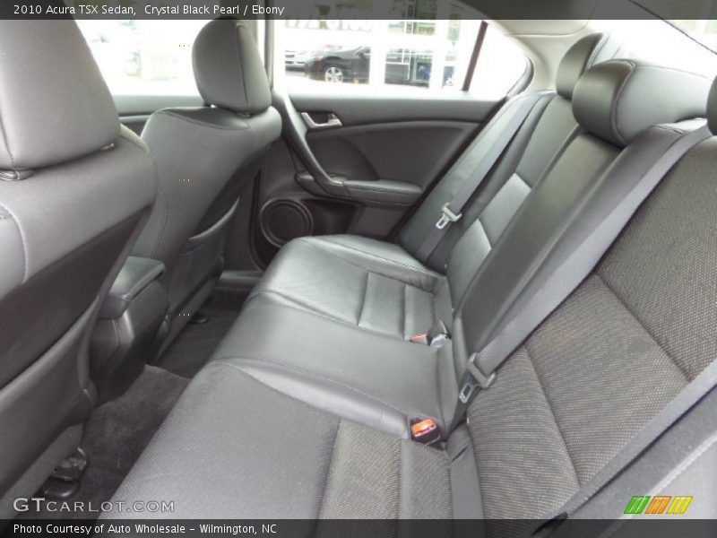 Crystal Black Pearl / Ebony 2010 Acura TSX Sedan