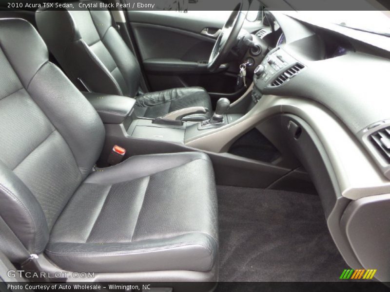 Crystal Black Pearl / Ebony 2010 Acura TSX Sedan