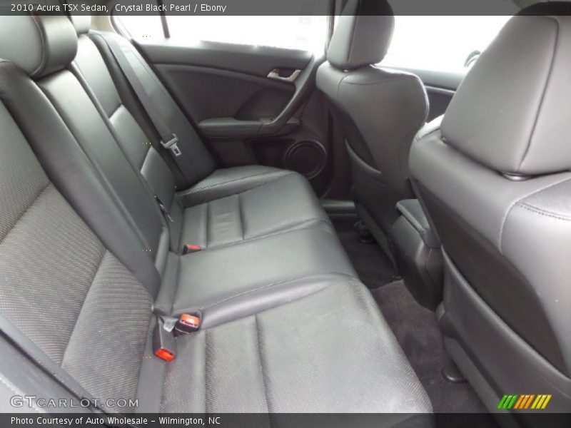 Crystal Black Pearl / Ebony 2010 Acura TSX Sedan