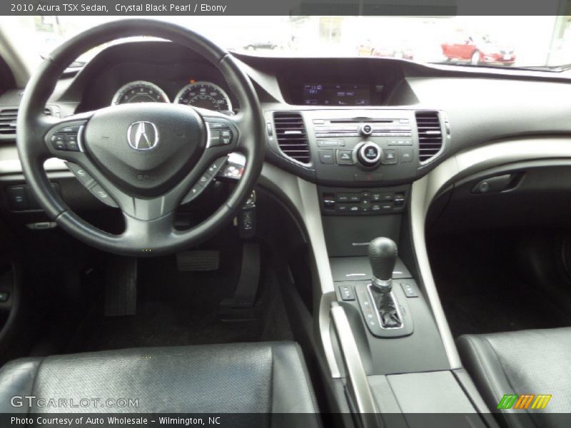 Crystal Black Pearl / Ebony 2010 Acura TSX Sedan