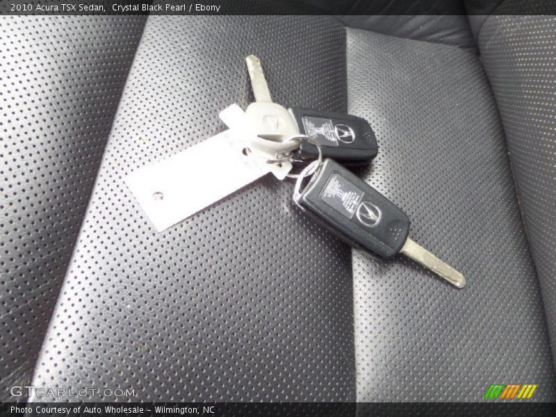 Crystal Black Pearl / Ebony 2010 Acura TSX Sedan