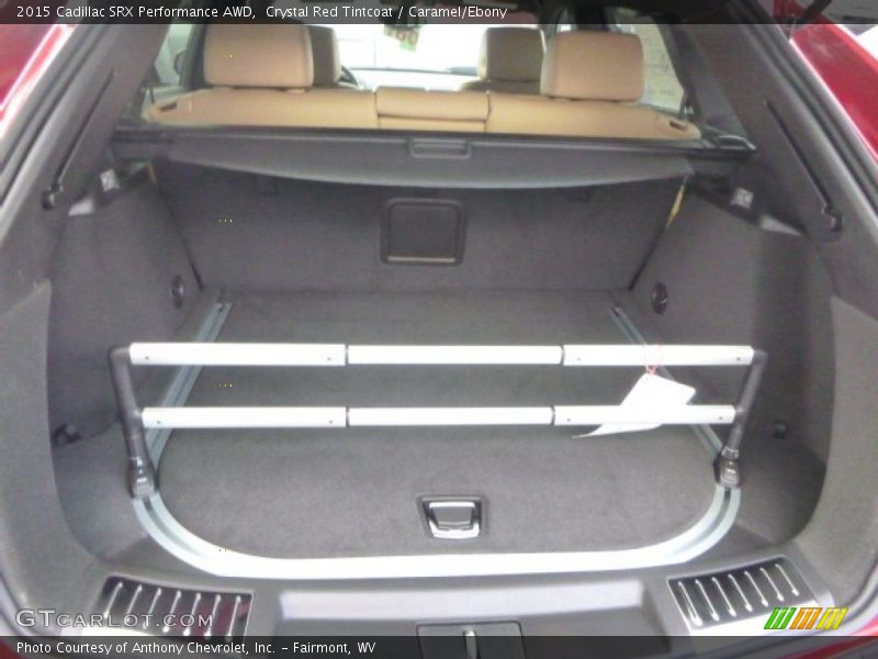 Crystal Red Tintcoat / Caramel/Ebony 2015 Cadillac SRX Performance AWD