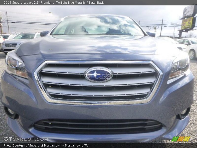 Twilight Blue Metallic / Slate Black 2015 Subaru Legacy 2.5i Premium