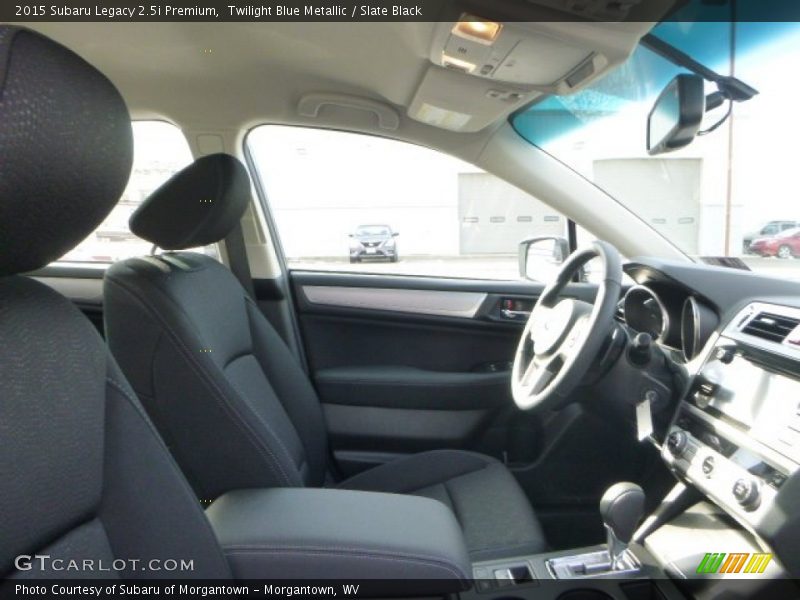 Twilight Blue Metallic / Slate Black 2015 Subaru Legacy 2.5i Premium