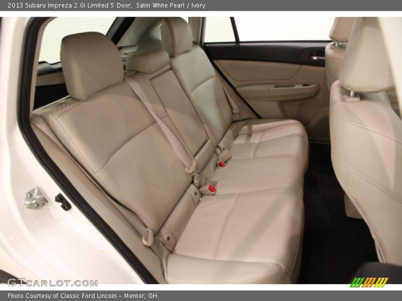 Satin White Pearl / Ivory 2013 Subaru Impreza 2.0i Limited 5 Door