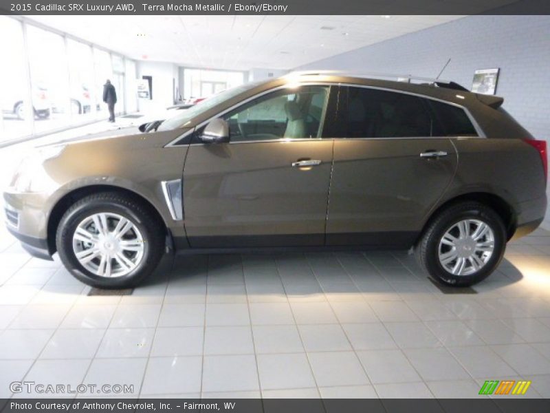 Terra Mocha Metallic / Ebony/Ebony 2015 Cadillac SRX Luxury AWD