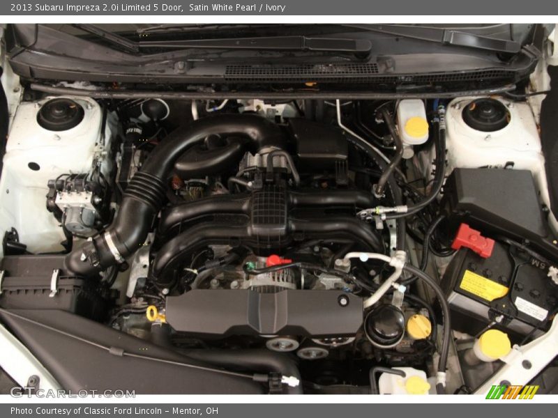 Satin White Pearl / Ivory 2013 Subaru Impreza 2.0i Limited 5 Door