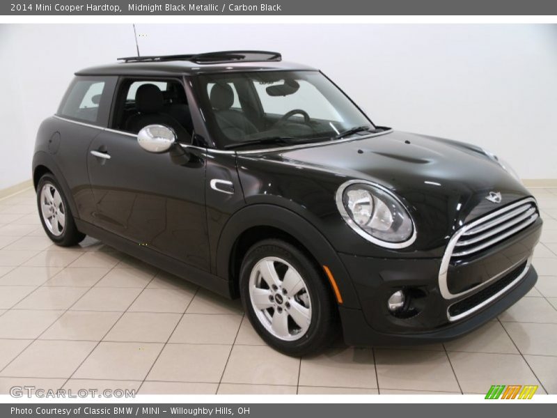 Midnight Black Metallic / Carbon Black 2014 Mini Cooper Hardtop