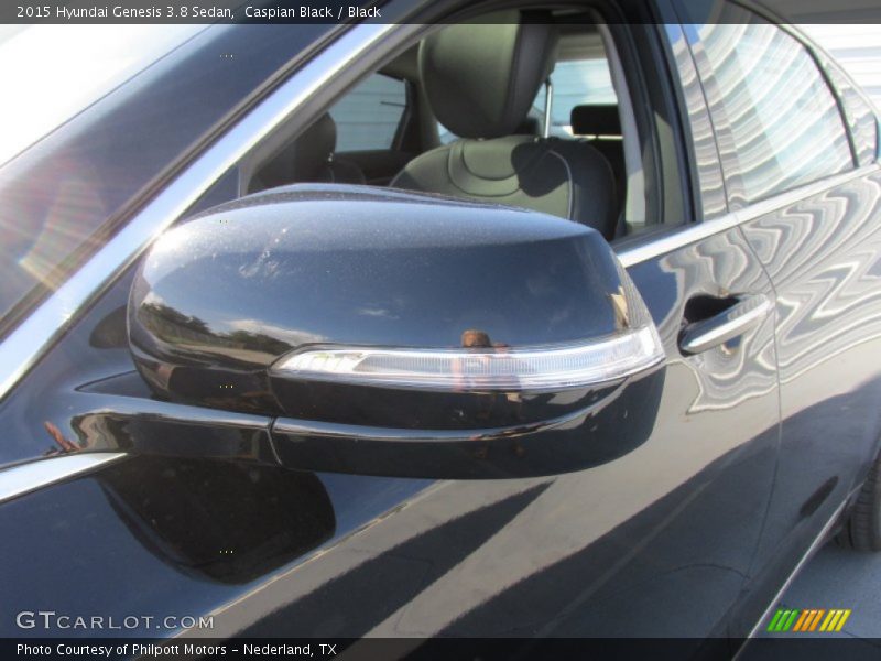 Caspian Black / Black 2015 Hyundai Genesis 3.8 Sedan