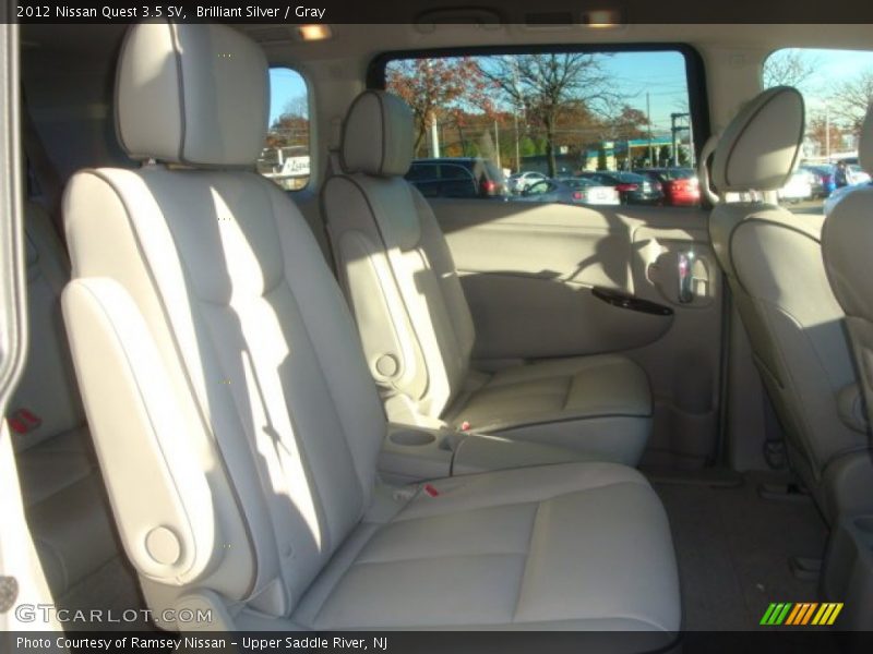 Brilliant Silver / Gray 2012 Nissan Quest 3.5 SV