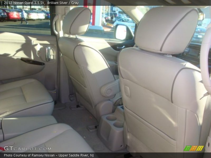 Brilliant Silver / Gray 2012 Nissan Quest 3.5 SV