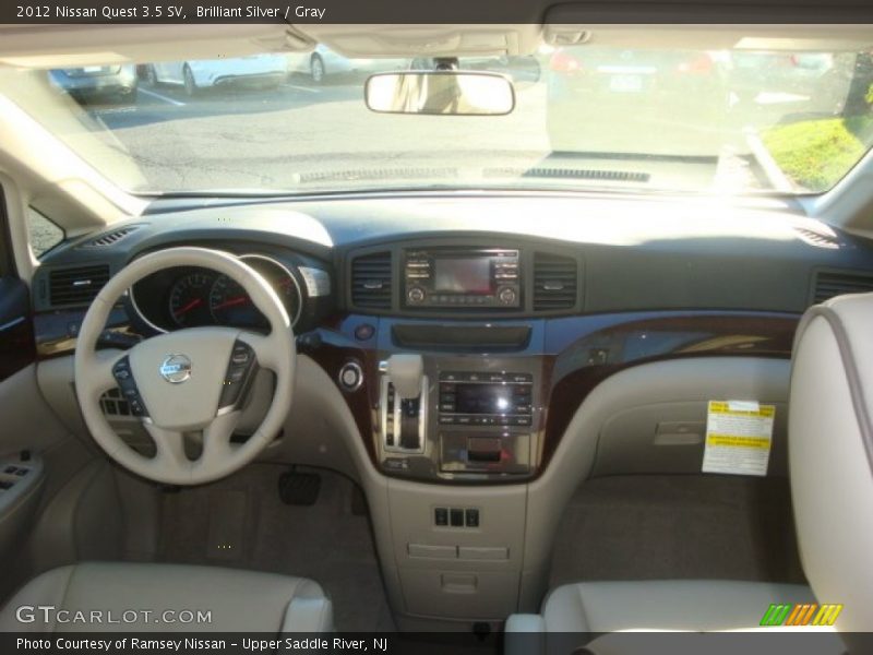 Brilliant Silver / Gray 2012 Nissan Quest 3.5 SV