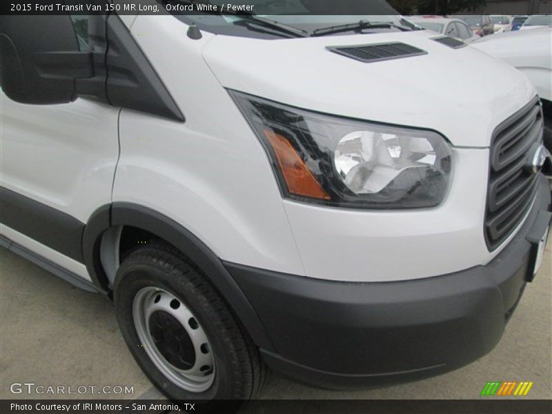 Oxford White / Pewter 2015 Ford Transit Van 150 MR Long