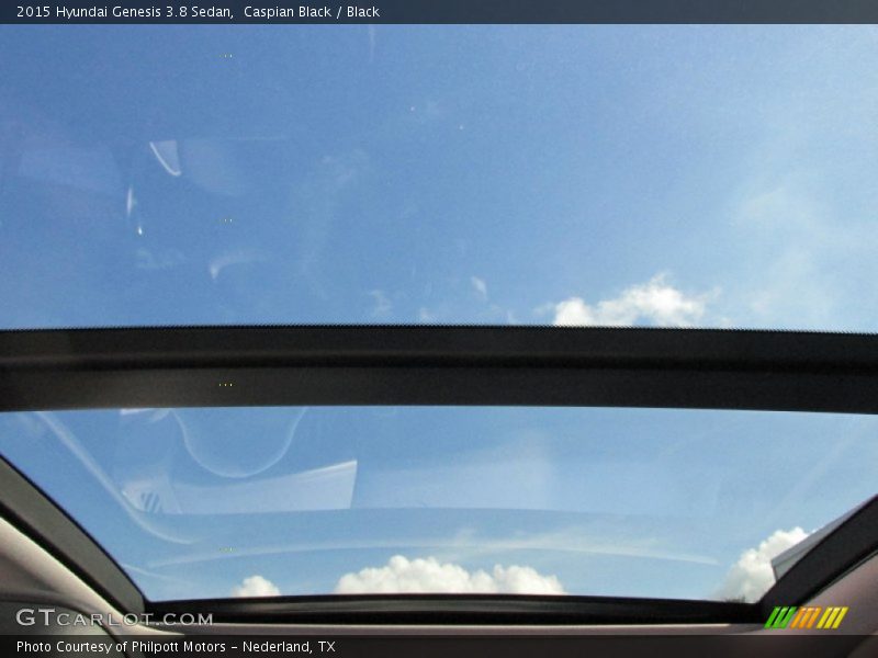 Caspian Black / Black 2015 Hyundai Genesis 3.8 Sedan