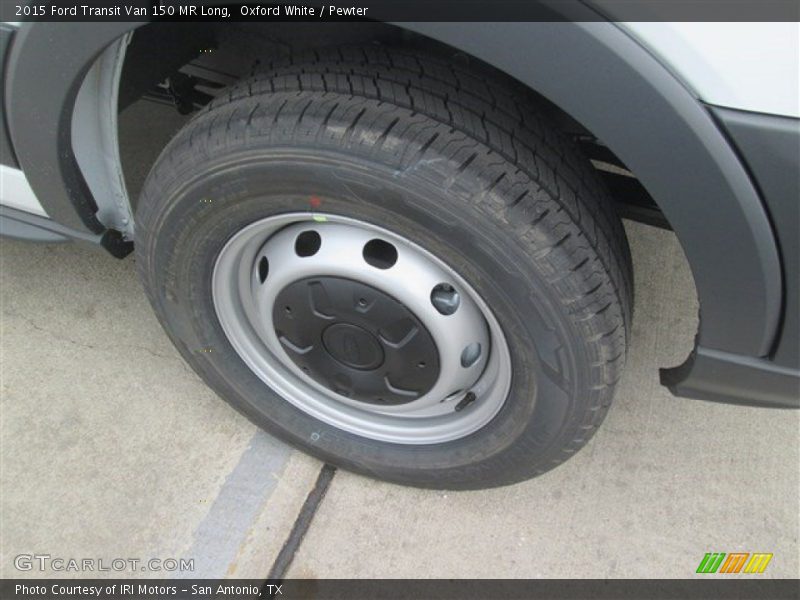 Oxford White / Pewter 2015 Ford Transit Van 150 MR Long