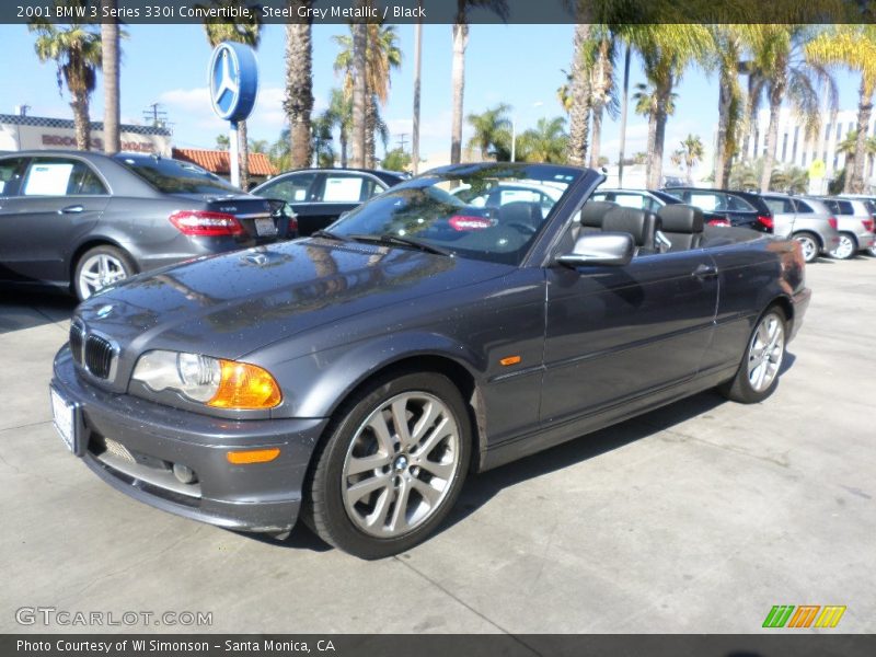 Front 3/4 View of 2001 3 Series 330i Convertible